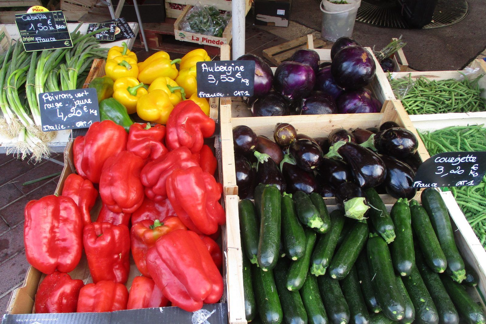 Produits et plats niçois